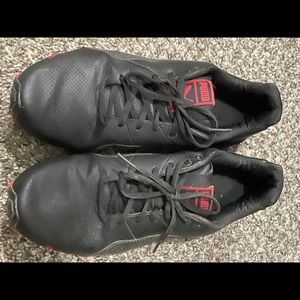 Men’s Black and Red Puma Shoes